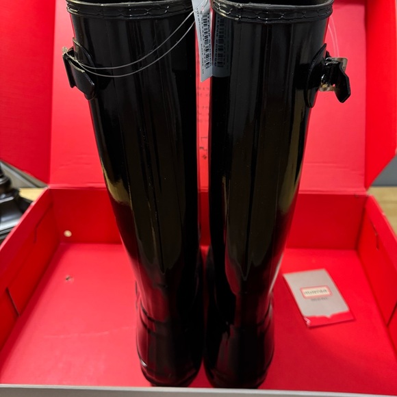 NEW in Box Hunter Black Tall Rain Boots - Picture 4 of 5